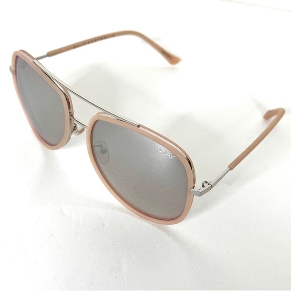 QUAY AUSTRALIA Needing Fame Sunglasses RARE Pink Silver main image 6